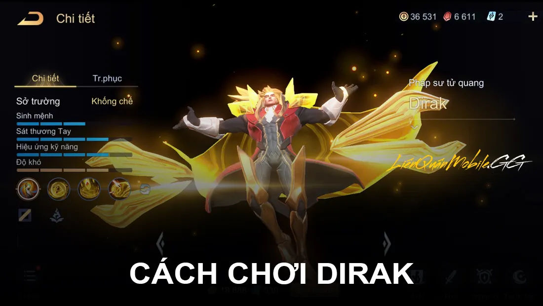Build Dirak Liên Quân