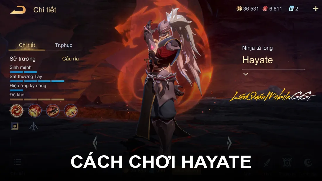 Build Hayate Liên Quân