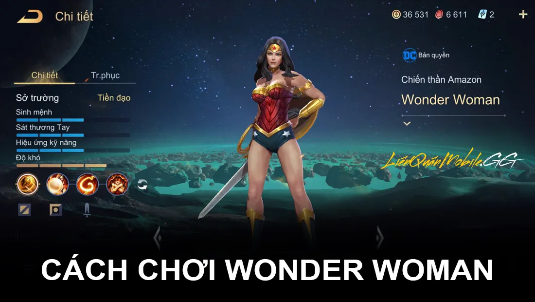 Build Wonder Woman Liên Quân