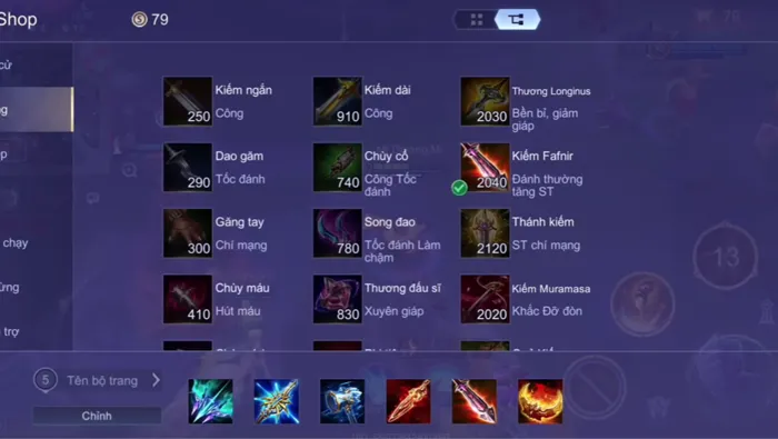 Build Moren full sát thương
